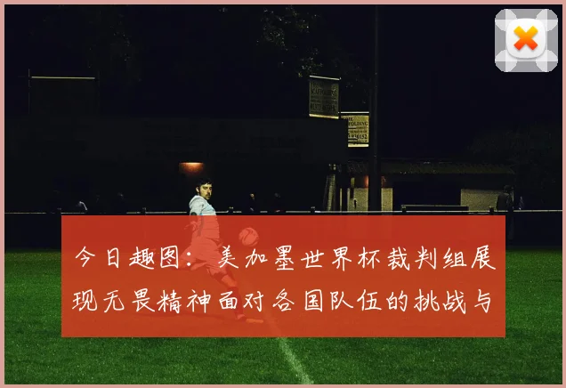 今日趣图：美加墨世界杯裁判组展现无畏精神面对各国队伍的挑战与针对